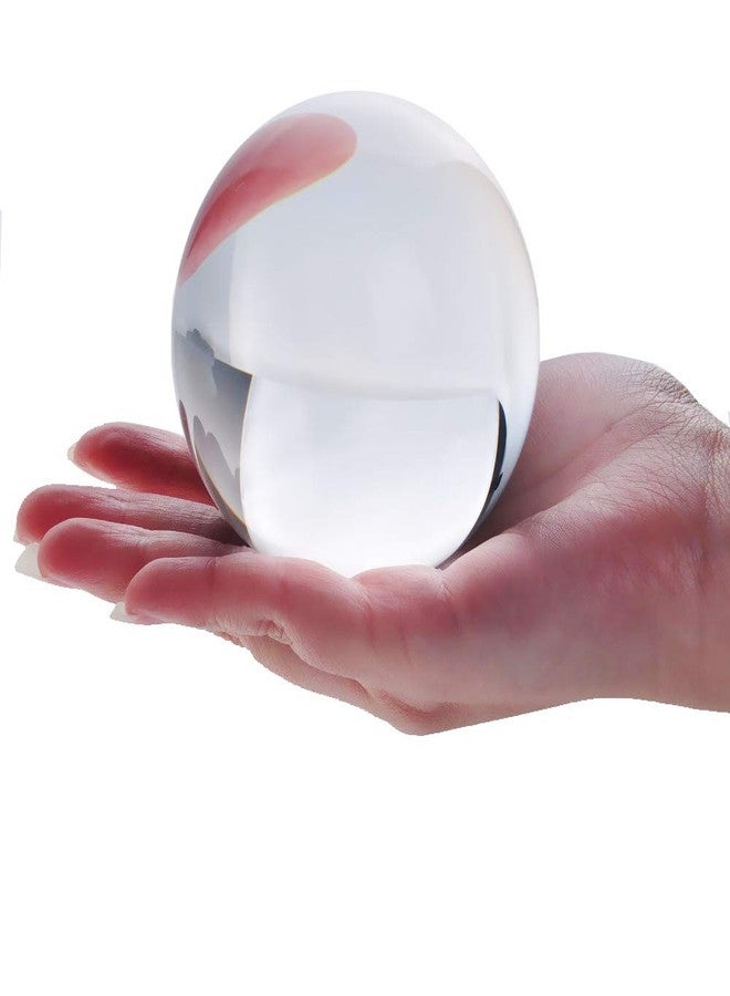 DSJUGGLING Clear Acrylic Contact Juggling Ball 4" - 100mm - Image 4